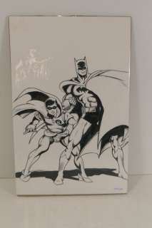 Dessin originale de "Batman et Robin" (43 x 28cm) | Rops