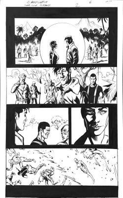 The War That Time Forgot #2, pg. 6 Al Barrionuevo & Jimmy Palmiotti – Original Art | PaperFilms