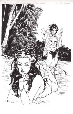 Mahmud Asrar | Marvel Swimsuit Special: Brand New Beach Day #1 Variant Cover | Essential Sequential