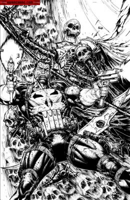 Stephen Platt | Covers / Pinups Issue Punisher # 1 Page Cover | Kwan Chang