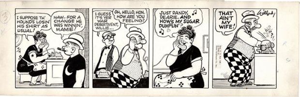 Frank Willard | Moon Mullins 7/4/56 Daily | Graphic Collectibles