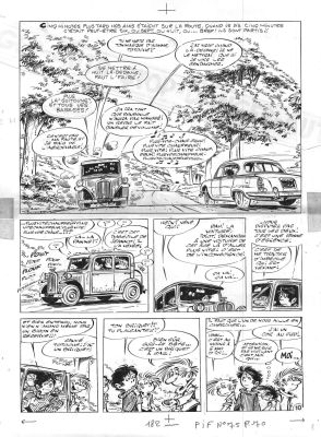 Tabary Jean | TOTOCHE, Planche originale 10 de Tous des sauvages par Jean Tabary | Galerie Napoléon