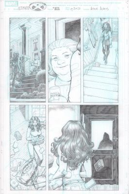 Art Adams | Ultimate X #2 P.21 - Karen Grant - Signed - 2010 | Anthony’s Comic Book Art