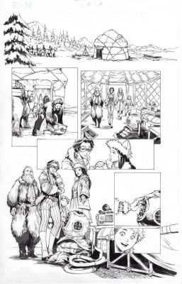 Siya Oum | Lady Mechanika the Devil in the Lake 3 Pg 03 | TDArt