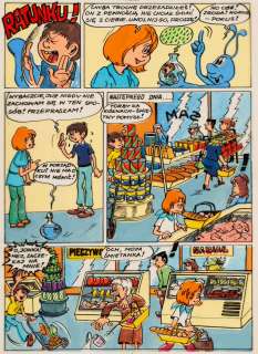 Szarlota Pawel (1947 - 2018) | Szarlota Pawel | "Przygody Jonki, Jonka i Kleksa", plansza nr 8 | Desa Unicum