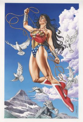 Mark Sparacio | Wonder Woman Poster By Mark Sparacio | BritComicsArt