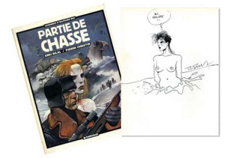 Bilal, Enki | Partie de chasse Album en édition originale enrichi... | Cornette de St Cyr