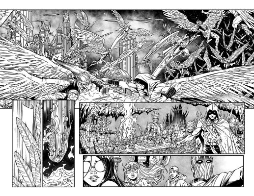 Diego Olortegui | Jsa Issue 21 Page 02 And 03 | ComiConArt