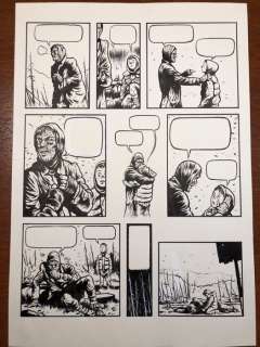 Kriek, Erik - Original page (p.2) - â€œDe wegâ€ (the Road) (written by American author Cormac McCarthy)  - (2008) | Catawiki