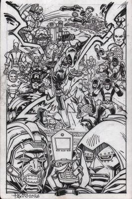 Paris Cullins | Marvel Universe Pinup - Signed - 2026 | Anthony’s Comic Book Art