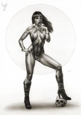 Jairo Valverde | Sara Frazetta as Vampirella | Raremarq (Buy It Now)