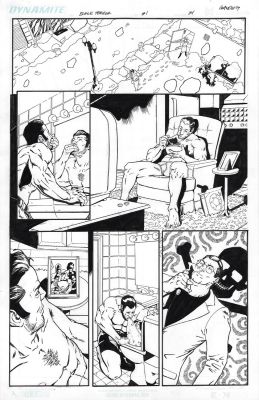 Matt Gaudio | Black Terror Issue 01 Page 04 | Splash Page