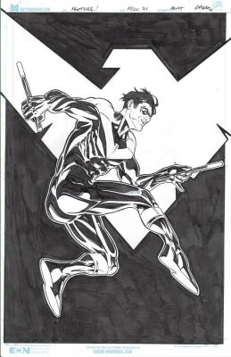 Matt Gaudio | Nightwing Print | Splash Page
