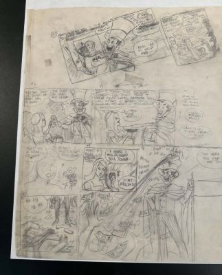 Sheldon Mayer | Batman Story Prelims | RGLArt