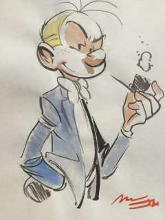 Munuera - Dessin original en couleur - Fantasio | Catawiki