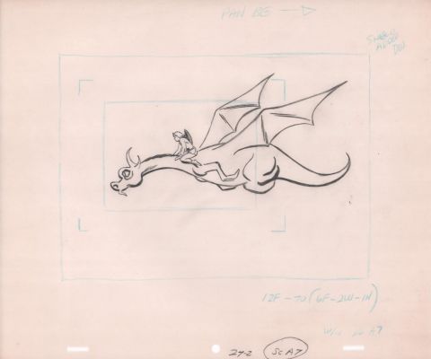 Animation Art | Herculoids Animation Production Drawing - Sca7 | Anthony’s Comic Book Art