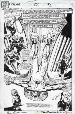 Jon Bogdanove | X-Factor 58 Page 9 Splash | Panel Page Art