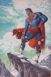 Steve Rude - Superman on Mountains Demo Painting Coko Con