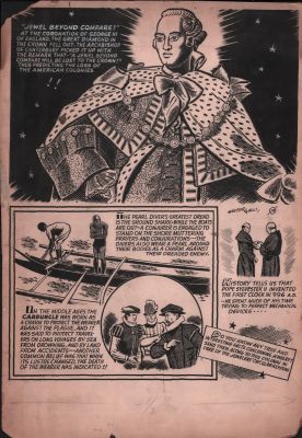 Walter Galli | King George III Crown Jewel’s Story Panel Page - Signed | Anthony’s Comic Book Art