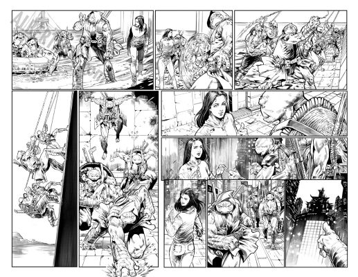 Esau And Isaac Escorza | Tmnt: the Last Ronin II Re-Evolution Issue 4 Page 28 And 29 | Albert Moy