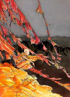 Bess | Le Lama blanc, illustration Ã  l’encre de Chine et… | Banque Dessinée