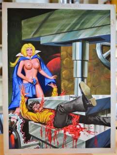 Valcarenghi, Rodolfo - Cover orig. Jacula n. 163 - 1 Dessin(s) original - 1975 | Catawiki