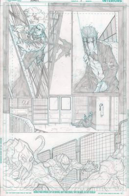 Daniel Sampere | Grifter #8 P.11 - Demons Approach - 2012 | Anthony’s Comic Book Art