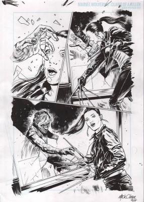 Mack Chater – Hunt for Wolverine – Claws of a Killer 2p8 – Sabretooth – Lady Deathstrike – Daken | Berserker Art