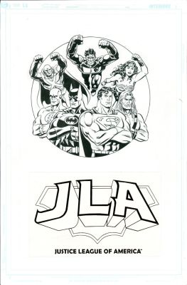 Eduardo Barreto | Barreto, Eduardo - Jla Warner Bros. Store - Coffee Mug Cover 2000 | Cool Lines Art