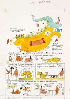 Jacques ROUXEL 1931—2004 Les Shadoks - Episode 8-1 et 8-2 | Artcurial