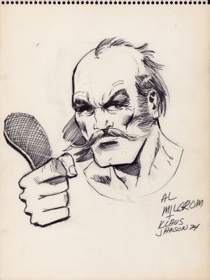Al Milgrom, Klaus Janson | Black Jack Tarr Ink Art Commission - 1974 Signed W/Coa From Nycc | Anthony’s Comic Book Art