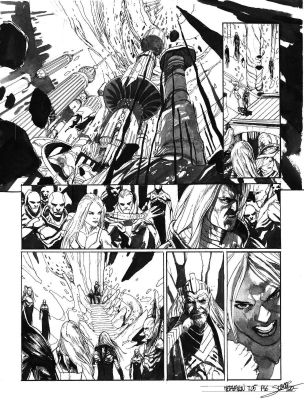 Secher Valentin | Planche originale 46 signée de Méta-Baron T.05 | Galerie Napoléon