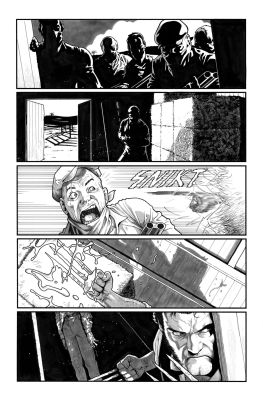 Pere Pérez | Logan: Black, White and Red #03 Page 04 | Black Diamond