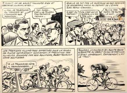 Pellos René Demi... | PELLOS René Demi planche du récit Chouchou Roi de... | Vermot et Associés