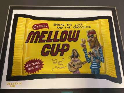 John Zeleznik | 2010 Topps Wacky Packages Halloween Postcards Original Art | ComicArtFans Classifieds