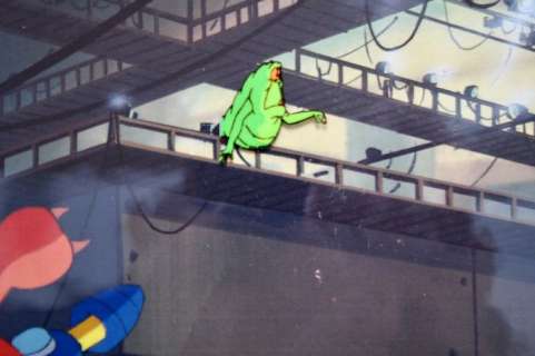 The Real Ghostbusters - Original Animation- & Productioncel - Slimer - Page volante - Other | Catawiki