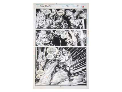Silver Surfer #98 Original Art Story Page | Weiss Auctions