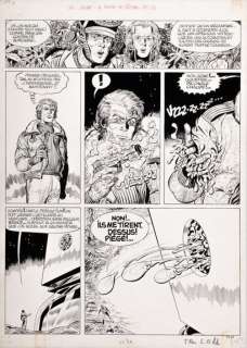 Paape, Eddy (1920-2012) | Encre de chine, planche 21 "La porte de cristal", les… | Stanley’s Auction