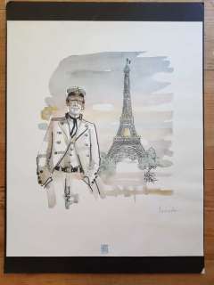 Corto Maltese - "A Parigi - Tour Effeil" - Page séparée - (1991) | Catawiki