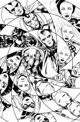 Avengers #30 Cover – CAFU | Black Diamond