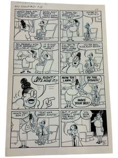 Sad Sack Comics Original Storyboard Production Comic Art | Los Angeles Estate Auction