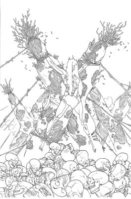 Planet of the Apes #2 variant cover (rejected) | Black Diamond