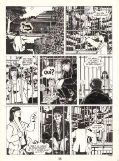 Jacques Tardi (Né En... | La débauche Encre de Chine sur papier pour la planche... | Tessier Sarrou