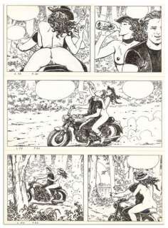 MANARA - Lot 152 - MILO MANARA LE DÉCLIC Le Déclic 3, Albin Michel 1994 Planche...