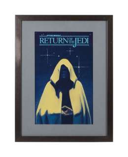 Star Wars: Return of the Jedi | Framed "Master Luke" Poster Mock-Up Artwork with Sketches | Julien’s
