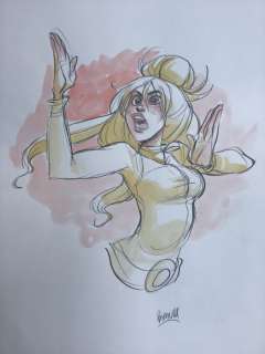 Barbucci, Alessandro - Illustration originale en couleurs - Personnage Féminin | Catawiki