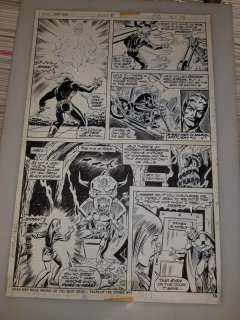 Ghost Rider #8 Page 16 Original Artwork Jim Mooney Bronze Age Marvel Horror One Of A Kind! | East Bay Comics