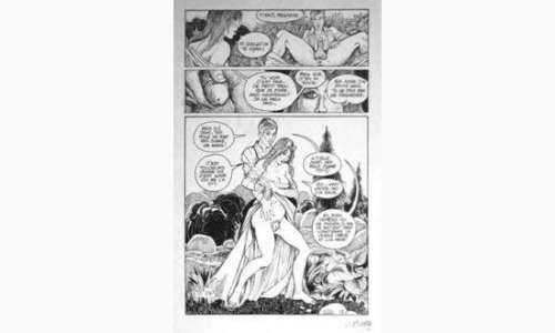 PLANCHES et DESSINS ORIGINAUX PICHARD. â€œLes Exploits d’un Don Juanâ€. Encre | Tessier Sarrou