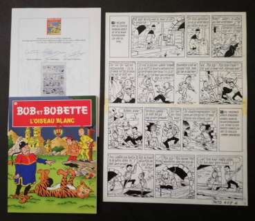 Bob et Bobette - Planche originale - De witte uil - Page volante - EO - (1972) | Catawiki