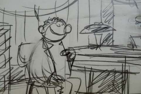 Cromheecke, Luc - 21 Originele potloodschetsen - Tom Carbon | Catawiki